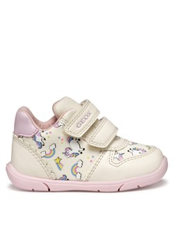 Sneakersy Geox B Zapito B556DA 0AW54 C0175 Beżowy ze sklepu eobuwie.pl w kategorii Buty sportowe dziecięce - zdjęcie 177593191