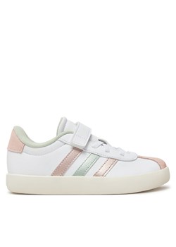 Sneakersy adidas VL Court 3.0 Skateboarding IH4952 Biały ze sklepu eobuwie.pl w kategorii Buty sportowe dziecięce - zdjęcie 177593193