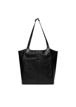 Torebka Calvin Klein Jeans K60K612722 Czarny ze sklepu eobuwie.pl w kategorii Torby Shopper bag - zdjęcie 177593212