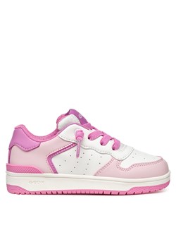 Sneakersy Geox J Washiba J36HXD 054FU C0808 S Różowy ze sklepu eobuwie.pl w kategorii Buty sportowe dziecięce - zdjęcie 177593223