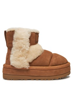 Śniegowce Ugg W Classic Chillapeak 1144046 Brązowy ze sklepu eobuwie.pl w kategorii Śniegowce damskie - zdjęcie 177593494