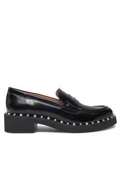 Lordsy Stuart Weitzman Reverie Loafer SK032 Czarny ze sklepu eobuwie.pl w kategorii Lordsy damskie - zdjęcie 177593673