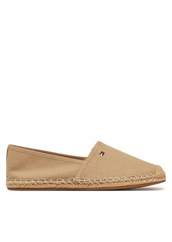 Espadryle Tommy Hilfiger Flag Canvas Espadrille FW0FW08541 Brązowy ze sklepu eobuwie.pl w kategorii Espadryle damskie - zdjęcie 177593824