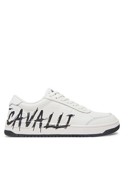 Sneakersy Just Cavalli 78QA3SM5 ZP397 Biały ze sklepu eobuwie.pl w kategorii Buty sportowe męskie - zdjęcie 177593890