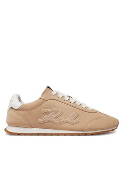 Sneakersy KARL LAGERFELD Venus KL65912 Beżowy ze sklepu eobuwie.pl w kategorii Buty sportowe damskie - zdjęcie 177594043