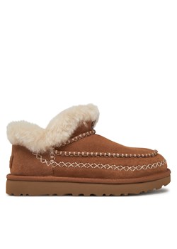 Śniegowce Ugg W Classic Ultra Mini Alpine 1158224 Brązowy ze sklepu eobuwie.pl w kategorii Śniegowce damskie - zdjęcie 177594124