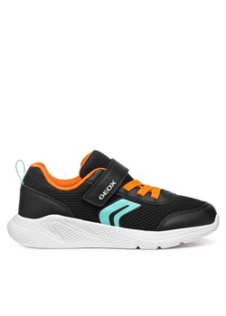 Sneakersy Geox J Sprintye J36GBA 1454 C0035 M Czarny ze sklepu eobuwie.pl w kategorii Buty sportowe dziecięce - zdjęcie 177594440