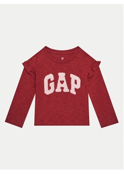 Gap Bluzka 626254 Bordowy Regular Fit ze sklepu MODIVO w kategorii Bluzki dziewczęce - zdjęcie 177594542