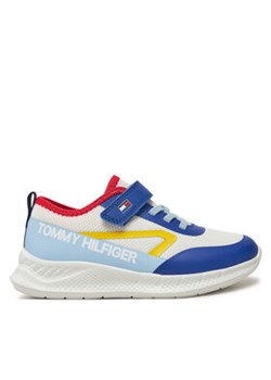 Tommy Hilfiger Sneakersy Low Cut Lace-Up/Velcro Sneaker T1B9-33868-1756 S Biały ze sklepu MODIVO w kategorii Buty sportowe dziecięce - zdjęcie 177594931