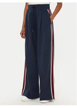 Weekend Max Mara Spodnie palazzo Marsala 2515781011 Granatowy Wide Leg ze sklepu MODIVO w kategorii Spodnie damskie - zdjęcie 177595610