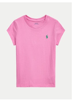 Polo Ralph Lauren T-Shirt 312833549081 Różowy Regular Fit ze sklepu MODIVO w kategorii Bluzki dziewczęce - zdjęcie 177596013