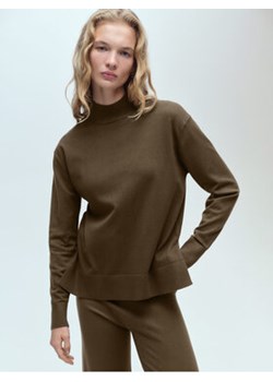 Mango Sweter 87090430 Khaki Regular Fit ze sklepu MODIVO w kategorii Swetry damskie - zdjęcie 177596040