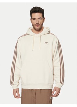 adidas Bluza adicolor JP1073 Écru Loose Fit ze sklepu MODIVO w kategorii Bluzy męskie - zdjęcie 177596770