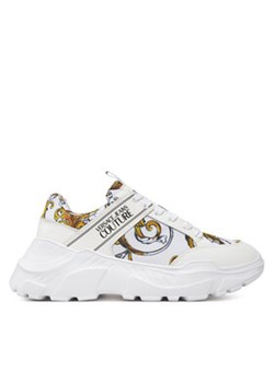 Versace Jeans Couture Sneakersy 78YA3SC2 Biały ze sklepu MODIVO w kategorii Buty sportowe męskie - zdjęcie 177597200