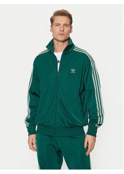 adidas Bluza adicolor Classics Firebird JP2543 Zielony Loose Fit ze sklepu MODIVO w kategorii Bluzy męskie - zdjęcie 177598210