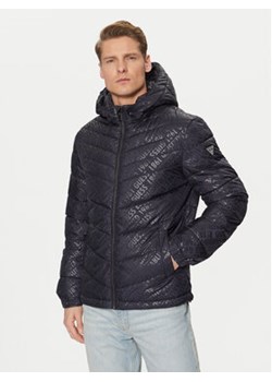 Guess Kurtka puchowa M5RL45 WCQA2 Granatowy Regular Fit ze sklepu MODIVO w kategorii Kurtki męskie - zdjęcie 177600232