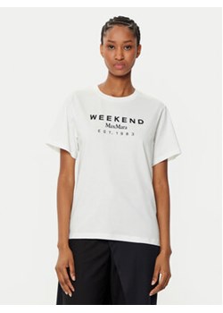 Weekend Max Mara T-Shirt Cabina 2515971041 Biały Regular Fit ze sklepu MODIVO w kategorii Bluzki damskie - zdjęcie 177600323