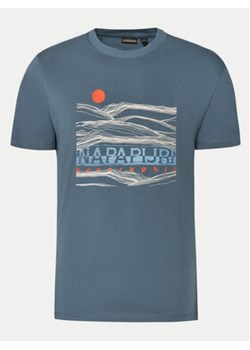 Napapijri T-Shirt S-Buti NP0A4INM Niebieski Regular Fit ze sklepu MODIVO w kategorii T-shirty męskie - zdjęcie 177600332