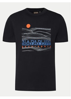 Napapijri T-Shirt S-Buti NP0A4INM Czarny Regular Fit ze sklepu MODIVO w kategorii T-shirty męskie - zdjęcie 177604411