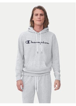 Champion Bluza Script Logo 217142 Szary Comfort Fit ze sklepu MODIVO w kategorii Bluzy męskie - zdjęcie 177606043