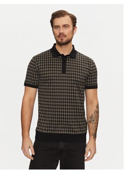 KARL LAGERFELD Polo 745084 551202 Czarny Regular Fit ze sklepu MODIVO w kategorii T-shirty męskie - zdjęcie 177608054