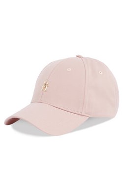 Tommy Hilfiger Czapka z daszkiem Elevated Chic Cap AW0AW17128 Różowy ze sklepu MODIVO w kategorii Czapki z daszkiem damskie - zdjęcie 177613052