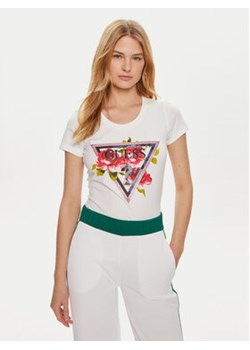 Guess T-Shirt W4YI71 J1314 Biały Regular Fit ze sklepu MODIVO w kategorii Bluzki damskie - zdjęcie 177613644