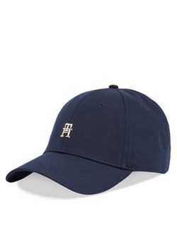 Tommy Hilfiger Czapka z daszkiem Elevated Chic Cap AW0AW17128 Granatowy ze sklepu MODIVO w kategorii Czapki z daszkiem damskie - zdjęcie 177615842