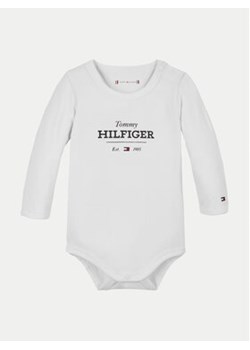 Tommy Hilfiger Body dziecięce Monotype Logo KN0KN01974 Biały ze sklepu MODIVO w kategorii Body niemowlęce - zdjęcie 177617552