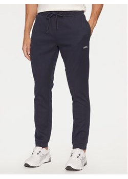 Jack&Jones Spodnie dresowe Will 12261986 Granatowy Slim Fit ze sklepu MODIVO w kategorii Spodnie męskie - zdjęcie 177618444