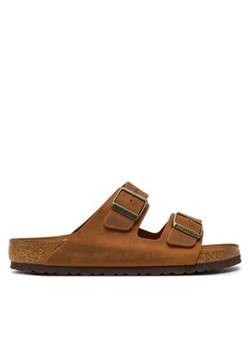 Birkenstock Klapki Arizona Leoi 1028272 Brązowy ze sklepu MODIVO w kategorii Klapki męskie - zdjęcie 177619493