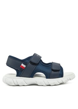 Tommy Hilfiger Sandały Velcro Sandal T1B2-33898-1591 S Granatowy ze sklepu MODIVO w kategorii Sandały dziecięce - zdjęcie 177619532