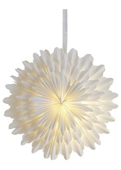 STAR Trading Gwiazda papierowa "Snow" w kolorze białym - Ø 50 cm - id: 13302252 - marki Star Trading - 177622291 STAR Trading Gwiazda papierowa "Snow" w kolorze białym - Ø 50 cm ze sklepu Limango Polska w kategorii Oświetlenie - zdjęcie 177622291