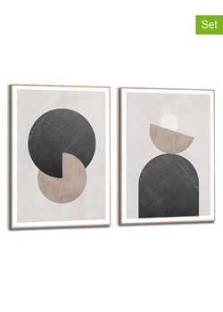 Orangewallz Druki artystyczne (2 szt.) w ramce ze sklepu Limango Polska w kategorii Obrazy - zdjęcie 177623010