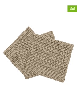 Blomus Ściereczki (3 szt.) &quot;Wipe Perla&quot; w kolorze beżowym - 25 x 25 cm ze sklepu Limango Polska w kategorii Ścierki kuchenne - zdjęcie 177623532