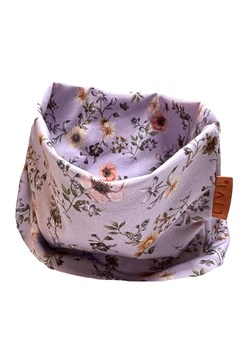 LiVi Szal-koło "Flower purple" w kolorze fioletowym - 50 x 24 cm ze sklepu Limango Polska w kategorii Szaliki dziecięce - zdjęcie 177623862