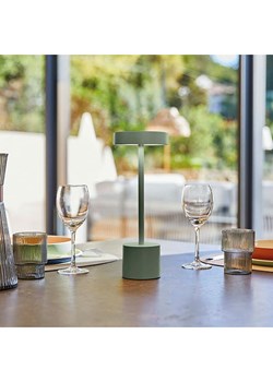 lumisky Lampa LED "Roby" w kolorze khaki - 30 x Ø 12 cm ze sklepu Limango Polska w kategorii Oświetlenie ogrodowe - zdjęcie 177625361