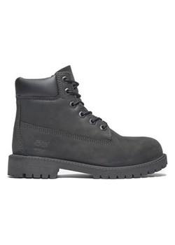 Timberland Skórzane botki &quot;6 In Basic&quot; w kolorze czarnym ze sklepu Limango Polska w kategorii Buty zimowe dziecięce - zdjęcie 177627034