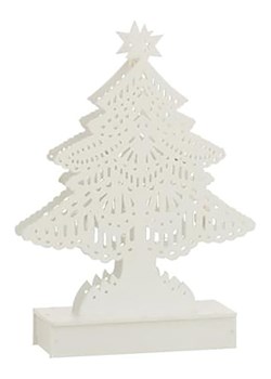 J Line Figurka dekoracyjna LED w kolorze białym - 15 x 23 x 4 cm ze sklepu Limango Polska w kategorii Dekoracje - zdjęcie 177627501