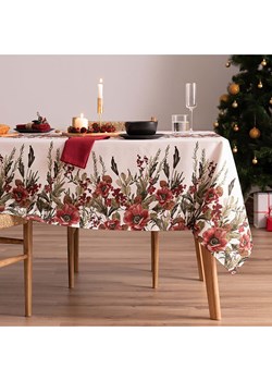 Mint Rugs Obrus "Christmas Angelo" w kolorze biało-czerwonym ze sklepu Limango Polska w kategorii Obrusy i bieżniki - zdjęcie 177628134
