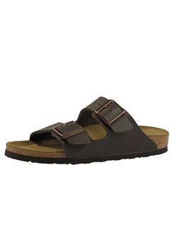 Birkenstock Skórzane klapki &quot;Arizona&quot; w kolorze brązowym ze sklepu Limango Polska w kategorii Klapki damskie - zdjęcie 177631234