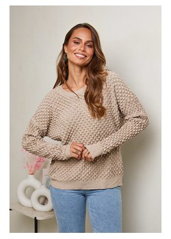 Soft Cashmere Sweter w kolorze beżowym ze sklepu Limango Polska w kategorii Swetry damskie - zdjęcie 177632613