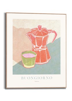 Orangewallz Druk artystyczny &quot;Fresh Espresso&quot; w ramce - 50 x 70 cm ze sklepu Limango Polska w kategorii Obrazy - zdjęcie 177632732