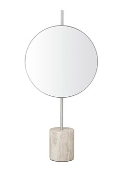 Blomus Marmurowe lusterko w kolorze beżowym - 18 x 37 x 6 cm ze sklepu Limango Polska w kategorii Lustra - zdjęcie 177633010