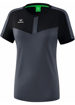 erima Koszulka sportowa &quot;Squad&quot; w kolorze czarno-szarym ze sklepu Limango Polska w kategorii Bluzki damskie - zdjęcie 177633061