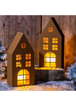 Nordheim Świecznik &quot;House&quot; w kolorze brązowym - 18 x 40 x 11 cm ze sklepu Limango Polska w kategorii Świeczniki - zdjęcie 177633121