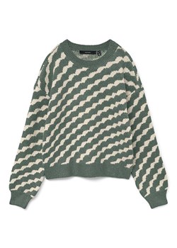 Vero Moda Sweter w kolorze zielono-kremowym ze sklepu Limango Polska w kategorii Swetry damskie - zdjęcie 177634610