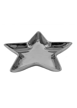 Clayre &amp; Eef Miska w kolorze srebrnym do serwowania - 20 x 2 x 19 cm ze sklepu Limango Polska w kategorii Misy i tace dekoracyjne - zdjęcie 177634693