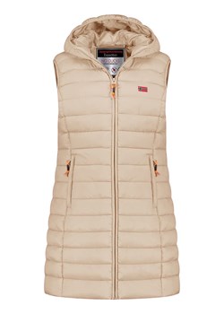 Geographical Norway Kamizelka pikowana &quot;Vatikolor&quot; w kolorze beżowym ze sklepu Limango Polska w kategorii Kamizelki damskie - zdjęcie 177635040