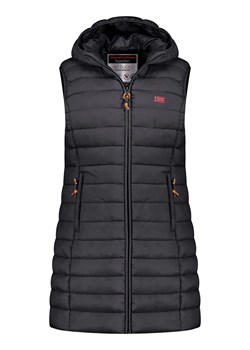 Geographical Norway Kamizelka pikowana "Vatikolor" w kolorze czarnym ze sklepu Limango Polska w kategorii Kamizelki damskie - zdjęcie 177635044